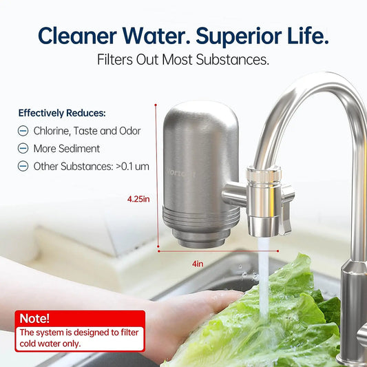 Stainless Steel Faucet Water Purification